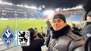 3.LIGA ist VERRÜCKT🔥🤩+Pyroshow💥 | SV WALDHOF MANNHEIM 07 vs TSV MÜNCHEN 1860 | Stadionvlog