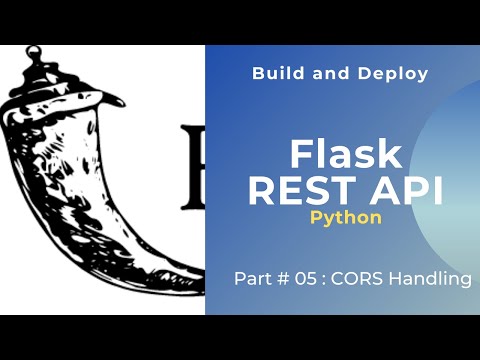 Flask REST API Python series: How to add CORS to flask API | CORS in flask