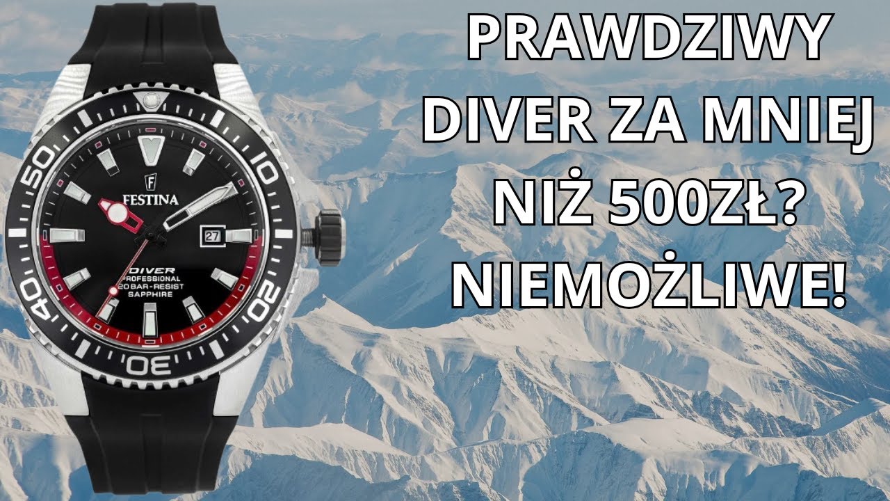 Prawdziwy Diver za 500zł? 🤑 Recenzja Festina 20664/3