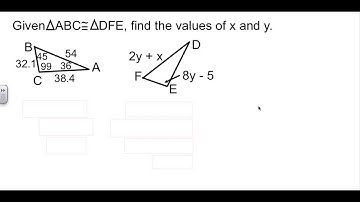 Geometry 4-3 Congruent Triangles