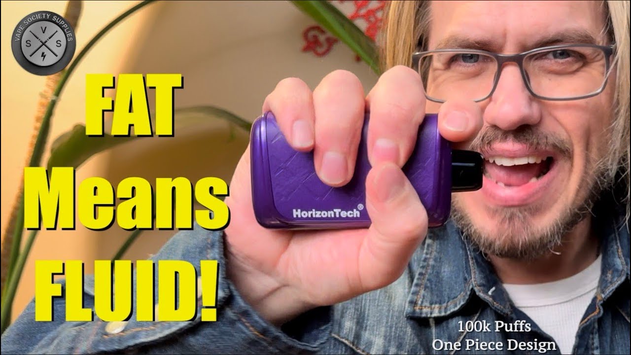 Мощный одноразовый вейп HorizonTech, обеспечивающий 100 000 затяжек.