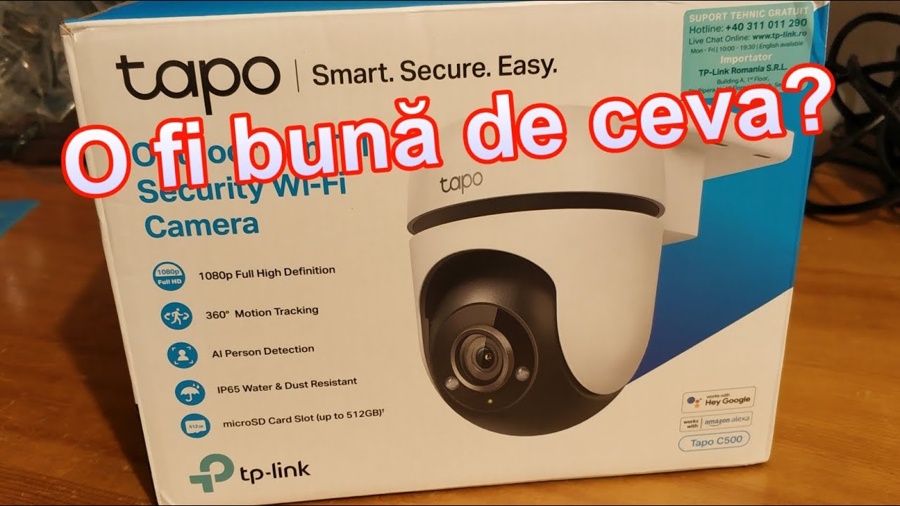 TAPO C500 TP LINK OUTDOOR CAMERA Unboxing