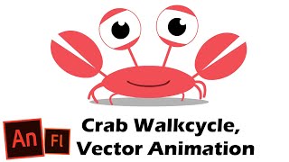 Crab Walkcycle, Walking Animation Tutorial (Part-01)| Adobe Animate CC Tutorial