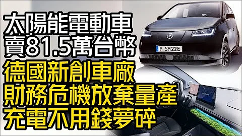充电不用钱梦碎 太阳能电动车研发终止｜德新创车厂 Sono Motors 太阳能电动车 Sion 卖81.5万台币｜财务危机终止 4.5万张订单只能还钱【#中天车享家】#朱朱哥来聊车 @CtiCar - 天天要闻