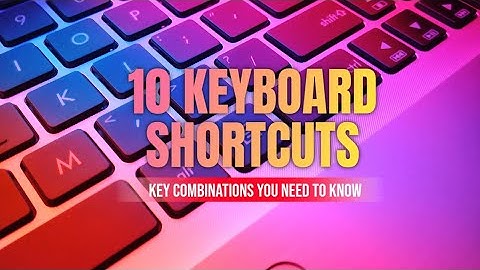 Become Keyboard Master With These 10+ Useful Computer Keyboard Shortcut Keys..!