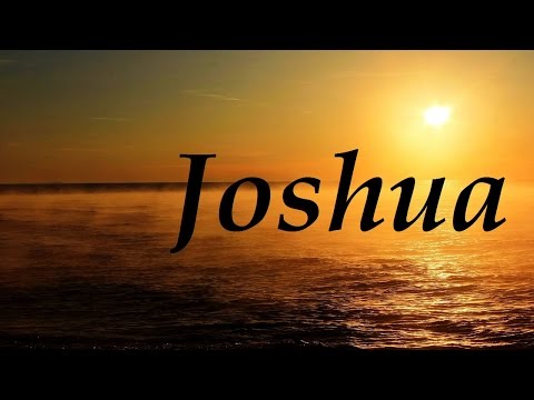 Video: ¿Está el nombre Josh en la Biblia?