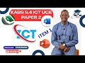 KABS UCE ICT S.4 PAPER 2 | ITEM 1 | New Curriculum | Mr Khan Explains