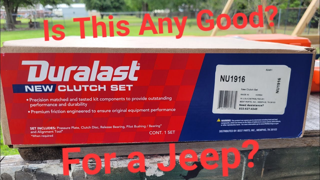 Is this Duralast Clutch Set Any Good for a Jeep? jeepxj