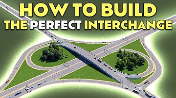 How I Built The PERFECT INTERCHANGE | B4 ParClo | #citiesskylines #interchange #traffic #tutorial