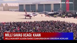 Türkiye'nin Gururu Milli Muharip Uçağı KAAN'ın İsim Babası DEVLET BAHÇELI BEY