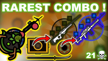 *SURVIV.IO* PKM + AWM-S [RAREST COMBO] FOUND in WOODS MODE !!!