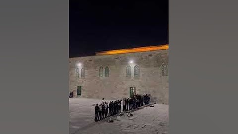 تلاوة من رحاب المسجد الاقصى - خواتيم سورة المؤمنون - للقارئ محمد مصطفى محاميد