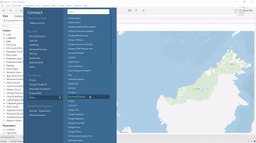 Get Connected to the WMS Server in Tableau Software