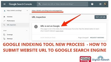 Google Indexing Tool New Process - How to Submit website URL to Google Search Engine