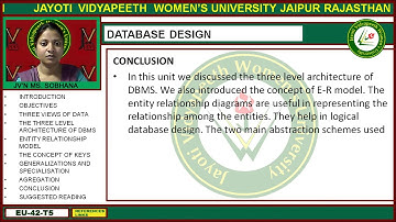 Jayoti Vidyapeeth - Faculty of Engineering and Technology - Database Design