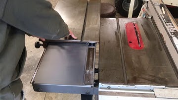 Delta Unisaw/table saw sliding table upgrade