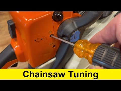 How To Tune a Chainsaw - YouTube