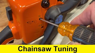 How To Tune a Chainsaw