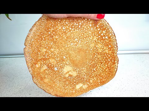 Video: Rezept Für Dünne Pfannkuchen Mit Löchern