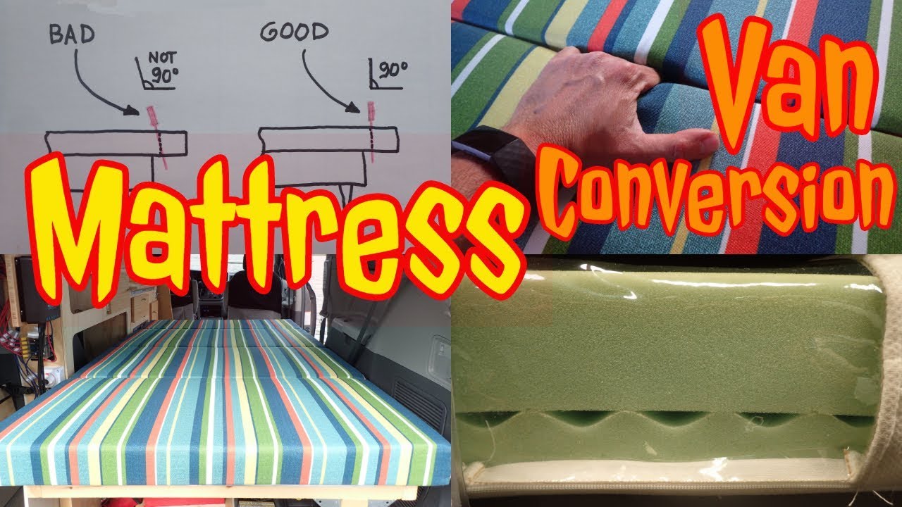 Van conversion MATTRESS how to cut and tips (EASY) YouTube