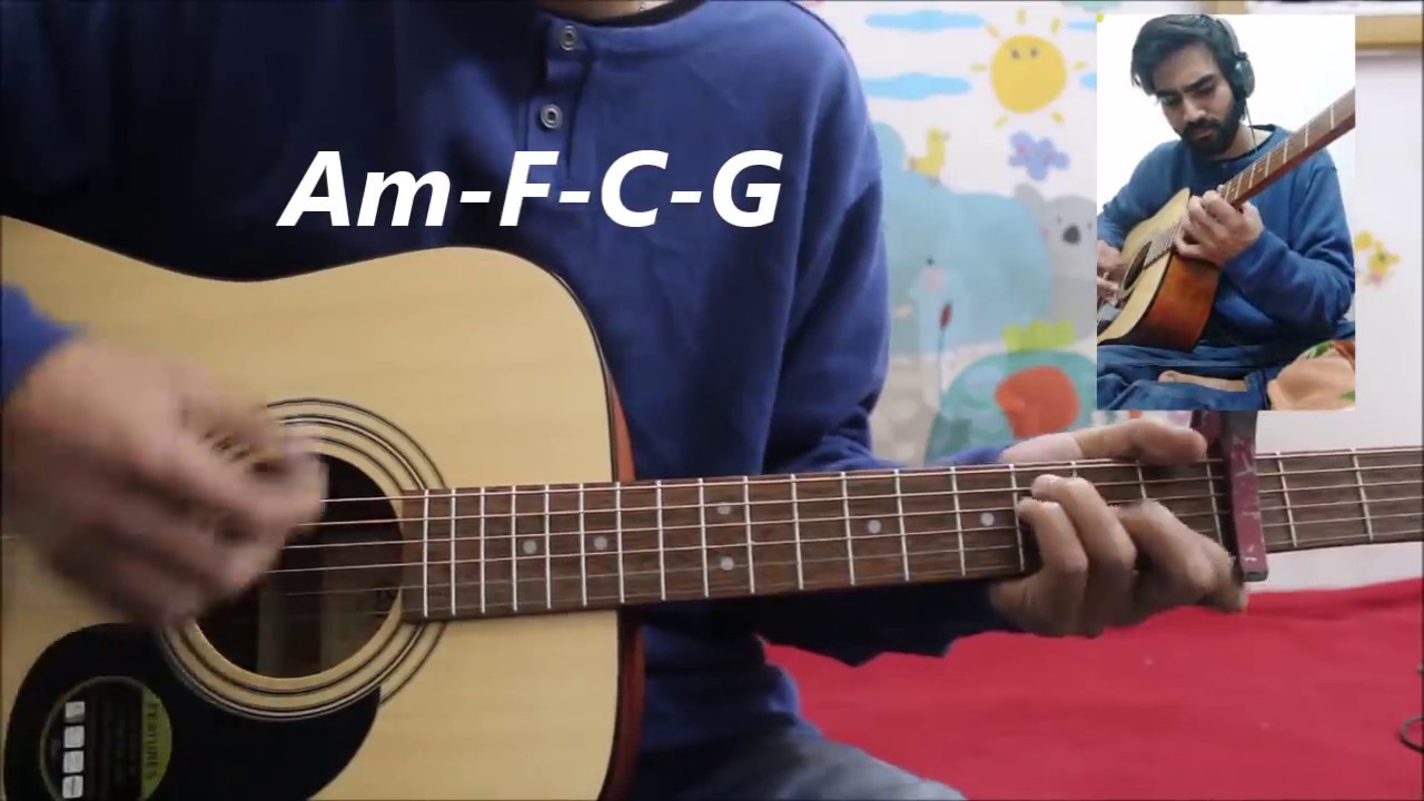 Jo Tu Na Mila   Asim Azhar   Hindi Guitar Cover Lesson Chords Tutorial easy Version