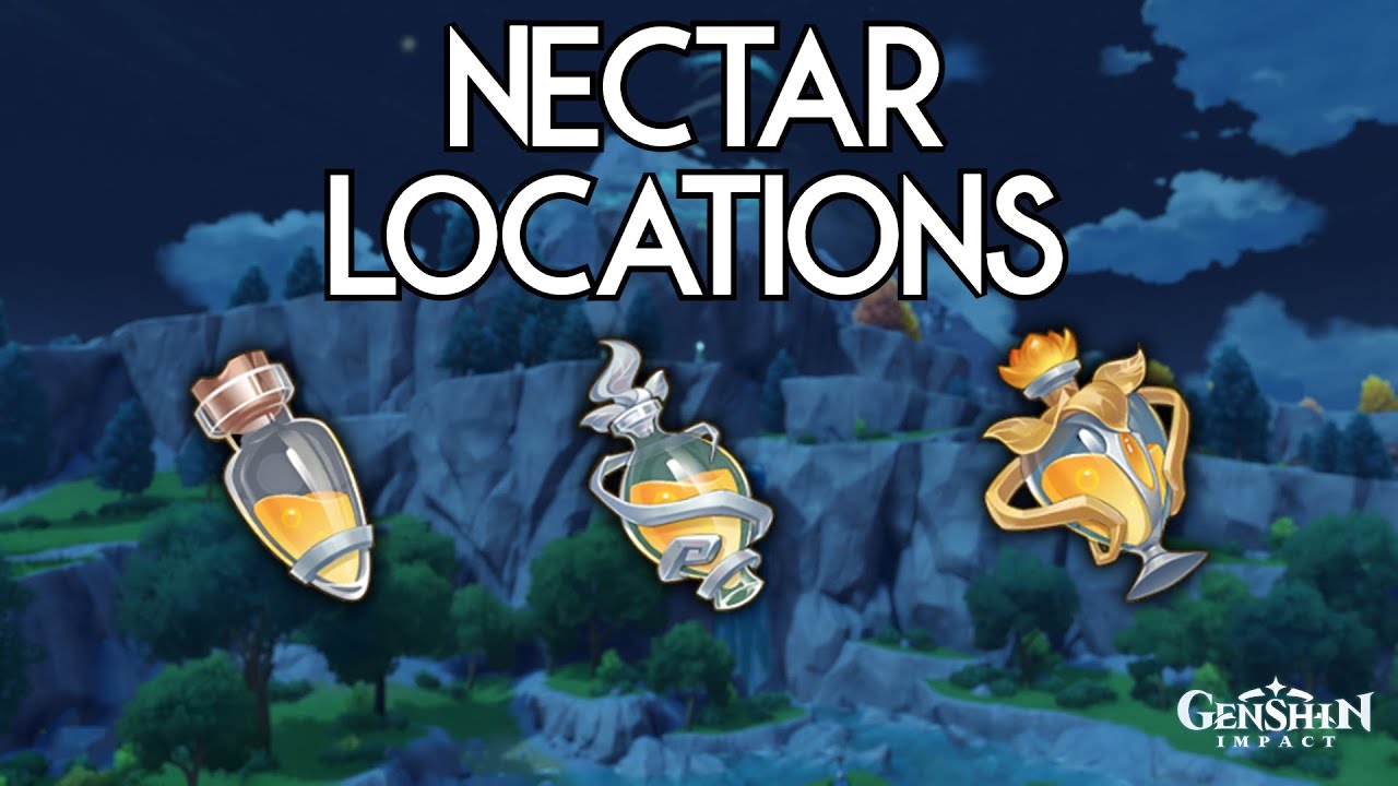 Farm Nectar Nectar Locations Genshin Impact YouTube