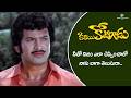 Kirayi Kotigadu Movie Scenes | నీతో నిజం ఎలా చెప్పించాలో నాకు బాగా తెలుసు | Krishna, Sridevi