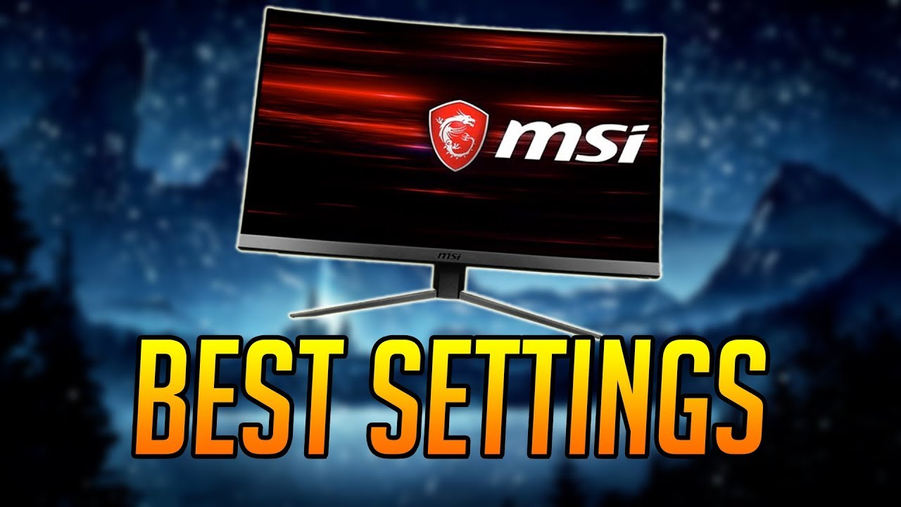 Moniteur MSI Optix G24C6 23.6 LED 144Hz - Setup Game