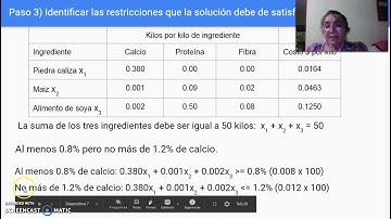 Construcción de un modelo matemático de tres variables (PL)