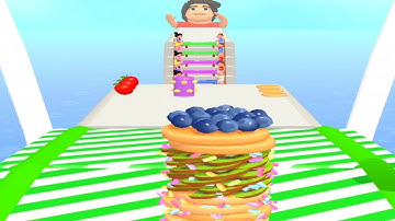 Max Level in Pancake Run | All Levels Gameplay Walkthrough Mobile Trailer Android/iOS