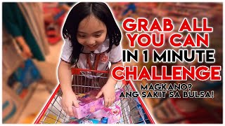 VLOG 061 GRAB ALL YOU CAN IN 1 MINUTE CHALLENGE KAY TYRONIA FOWLER | TONI FOWLER | ROB MOYA