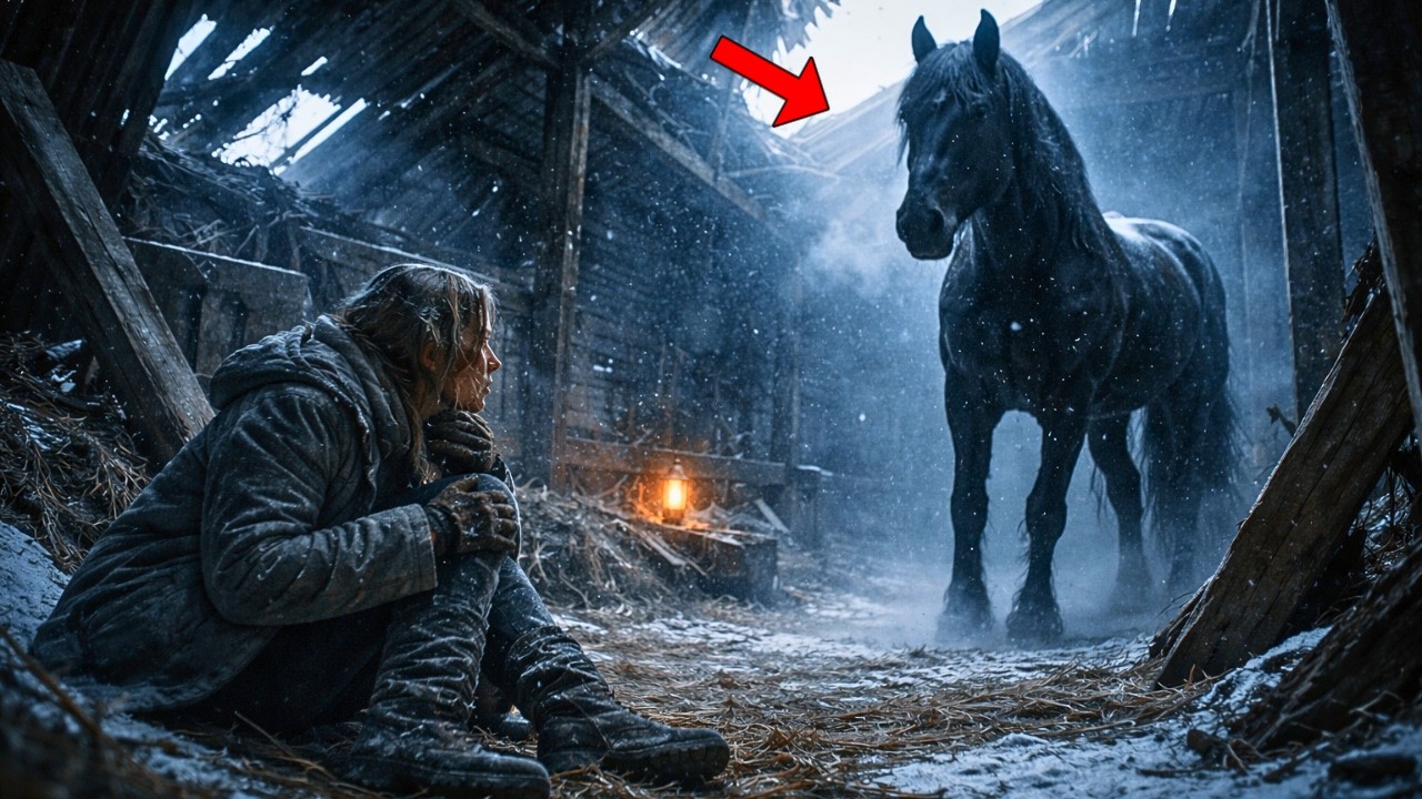 Struggling Widow Slept Inside a Broken Barn — Trapped with the Wild Horse That Injured Trainers