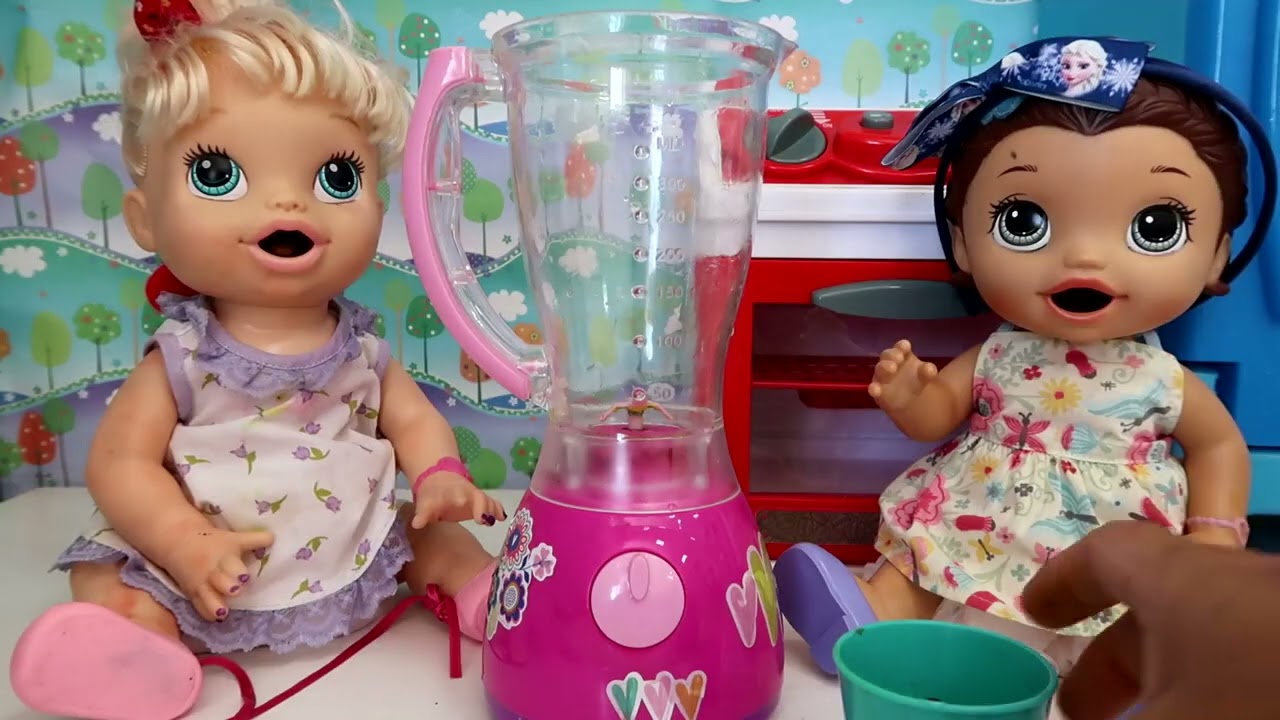 COMIDINHA PARA BONECAS COMO PREPARAR BABY ALIVE AMANDINHA