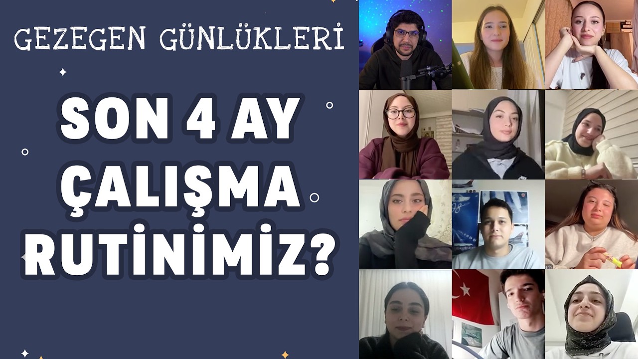 Derece Yapmak için Nasıl Çalışıyoruz? Son 4 Ay YKS Rutinlerimiz