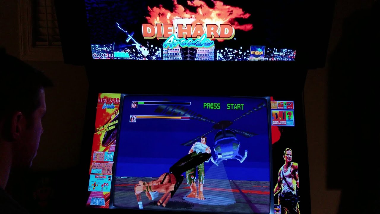 Die Hard Arcade Arcade MAME Playthrough w/ Hypermarquee YouTube
