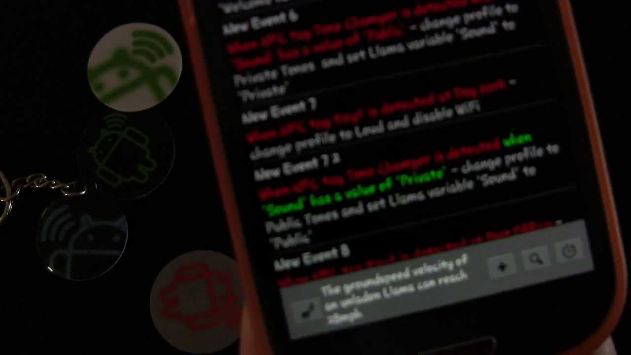 NFC Tags 101 Tutorial Advanced Llama Task Toggle Ringtones