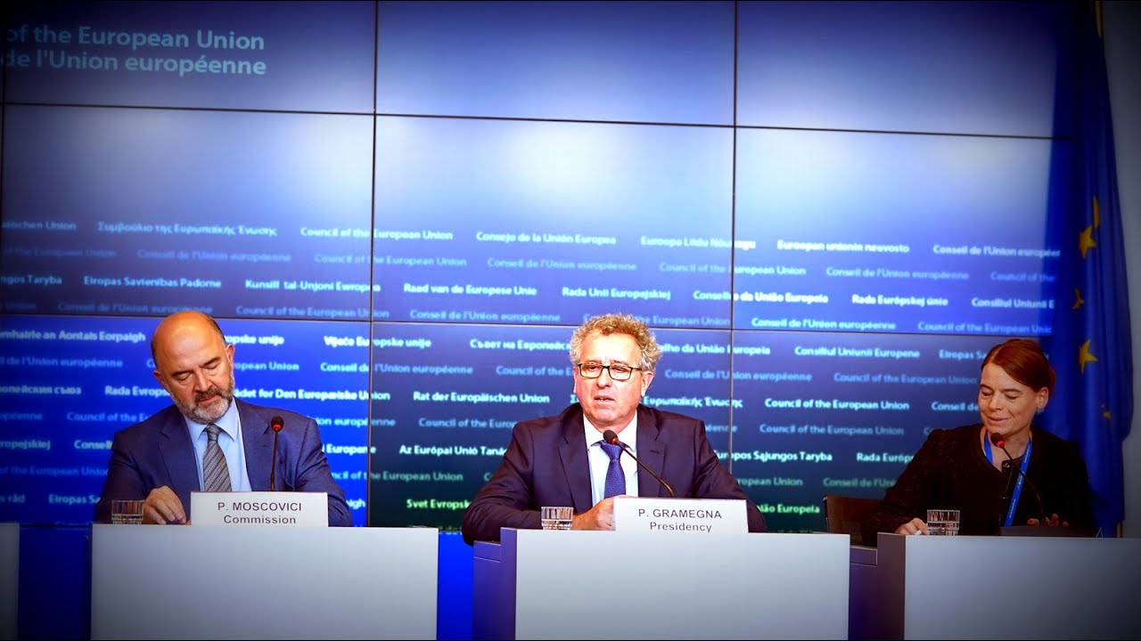 EU countries agree to automatically share Information on tax deals newspaper mockup