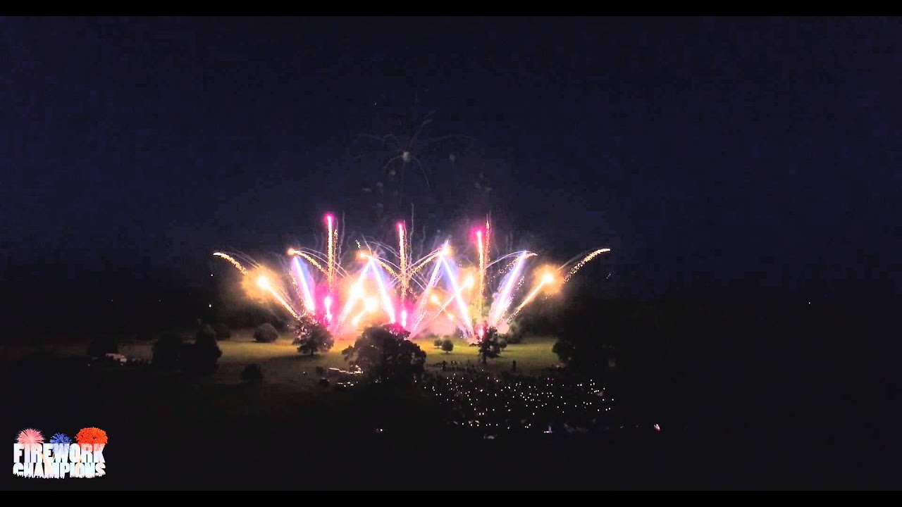 Knights of Fire Fireworks Newby Hall 2015 display YouTube