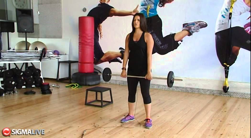 Ασκήσεις για ώμους με μπάρα