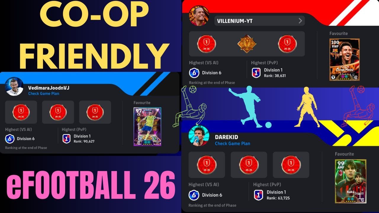 EFOOTBALL 26 LIVE 🔴 | CO-OP FRIENDLY MATCHES | Online Gameplay - YouTube