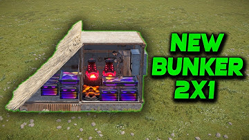 NEW BUNKER 2X1 in Rust | Rust Building Tutorial