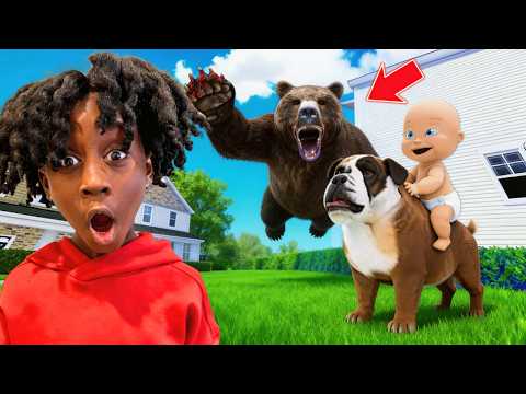 The Bear Meets My Dog