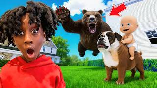 The Bear Meets My Dog
