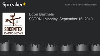 SCTRN | Monday, September 16, 2019