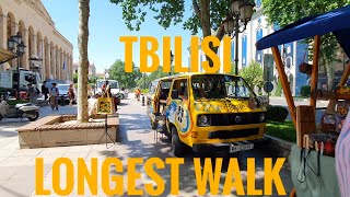 【4K】Longest Walk In Tbilisi / Avlabari  Old Tbilisi  Vake  Saburtalo