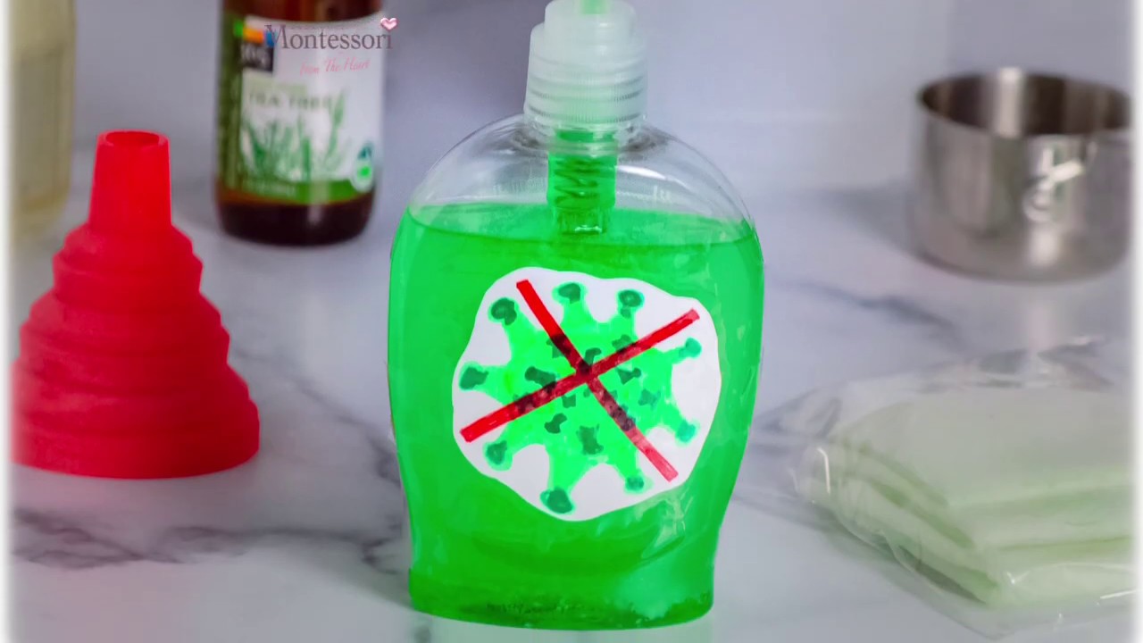 DIY HOME-MADE EFFECTIVE HAND SANITIZER that kills VIRUS - YouTube