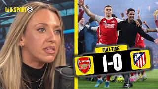 "This is SO PAINFUL" Abbi Summers struggles for words as Arsenal book place in CL final! screenshot 3