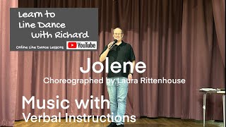 ABSOLUTE BEGINNER LINE DANCE LESSON 45 - Jolene - Part 2 - Music with verbal instruction