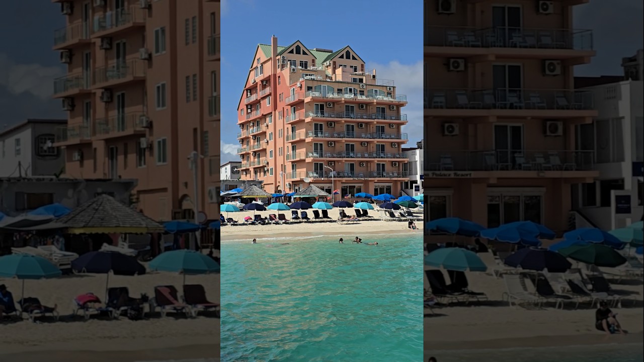 St Maarten - from the beach to the ship #royalcaribbean #youtubeshorts #travel #cruise