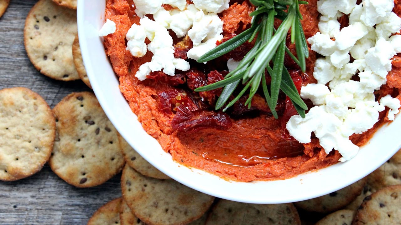 SunDried Tomato Goat Cheese Dip (Six Ingredients!) YouTube